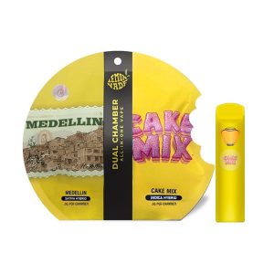 COOKIES DUAL CHAMBER - MEDELLIN (SATIVA HYBRID) + CAKE MIX (INDICA HYBRID)