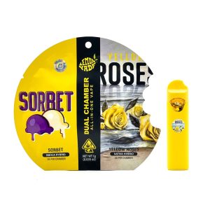 COOKIES DUAL CHAMBER - SORBET (INDICA HYBRID) + YELLOW ROSES (SATIVA HYBRID)
