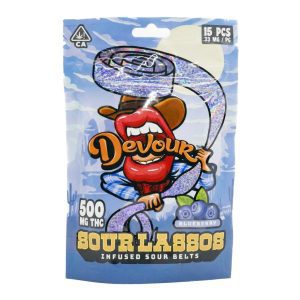 DEVOUR SOUR LASSOS - BLUEBERRY